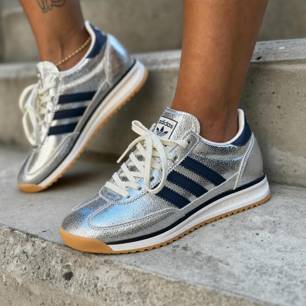 ADIDAS SL-72 PLATEADA AZUL