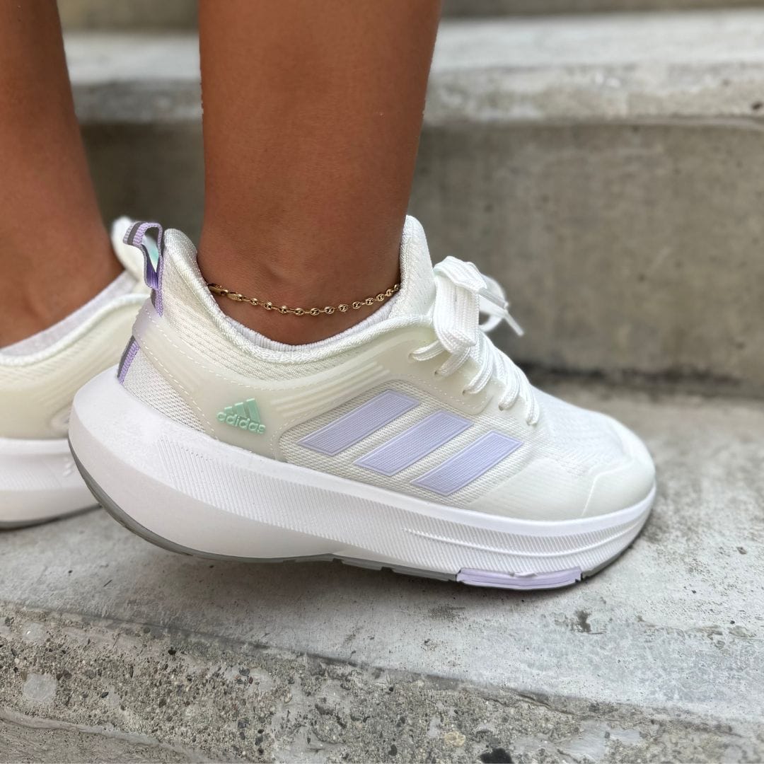 ADIDAS BOUNCE BLANCA LILA