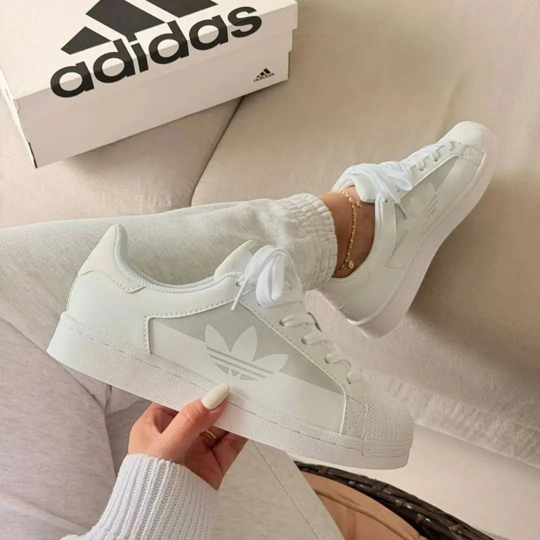 ADIDAS SUPERSTAR BLANCA GRIS