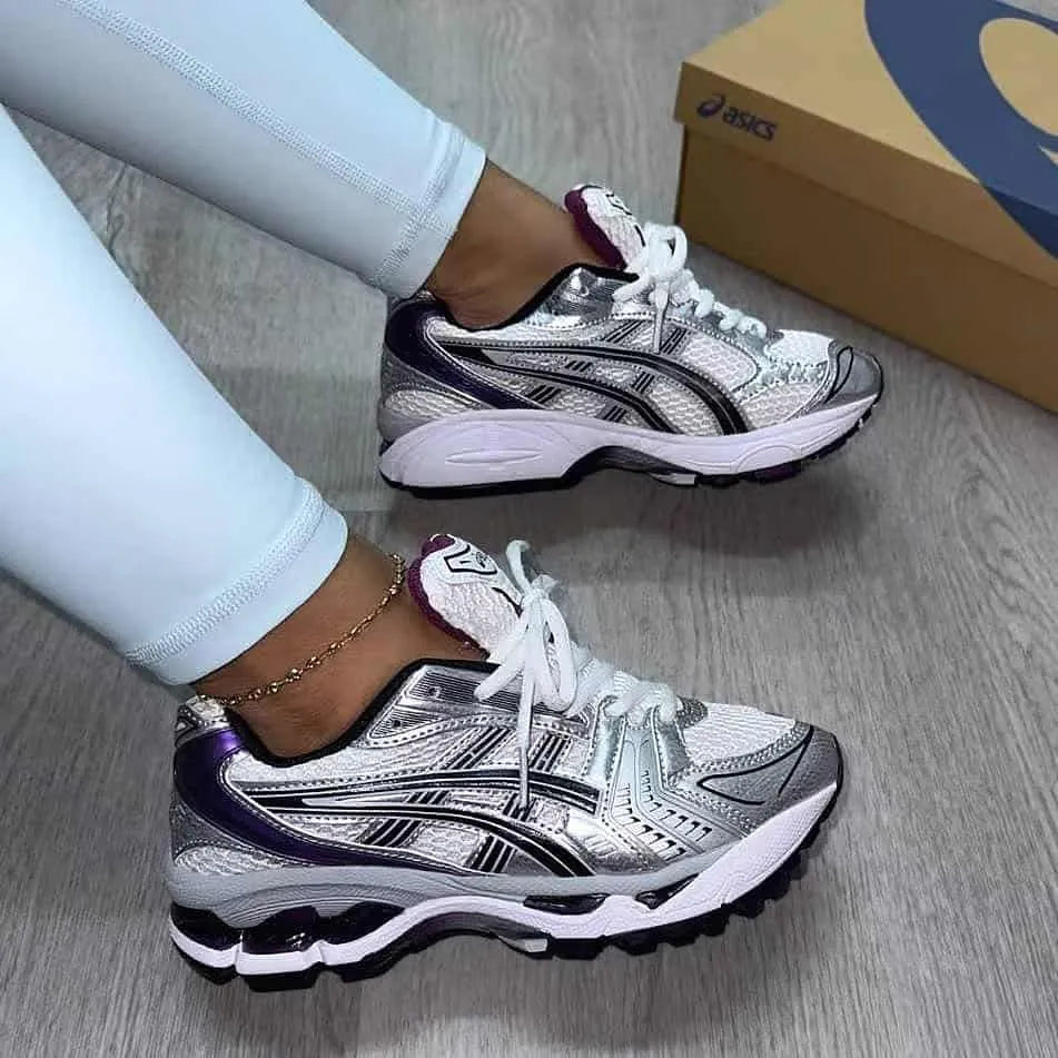 ASICS GEL-KAYANO 14 PLATEADA MORADA