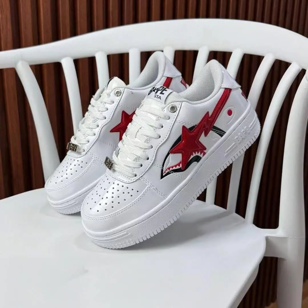 BAPE WHITE SHARK FACE