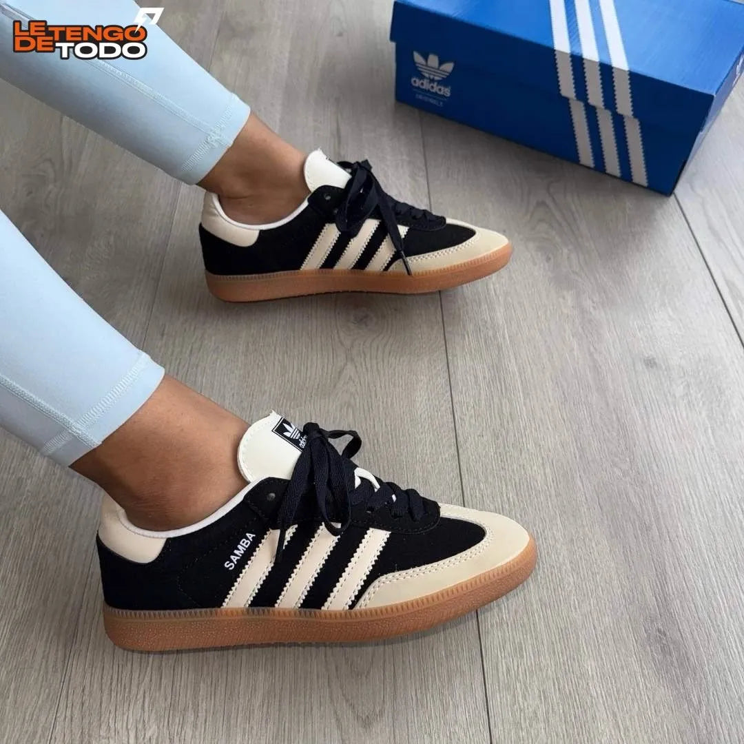 ADIDAS SAMBA NEGRA BEIGE