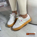 ADIDAS SAMBA PLATAFORMA GRIS
