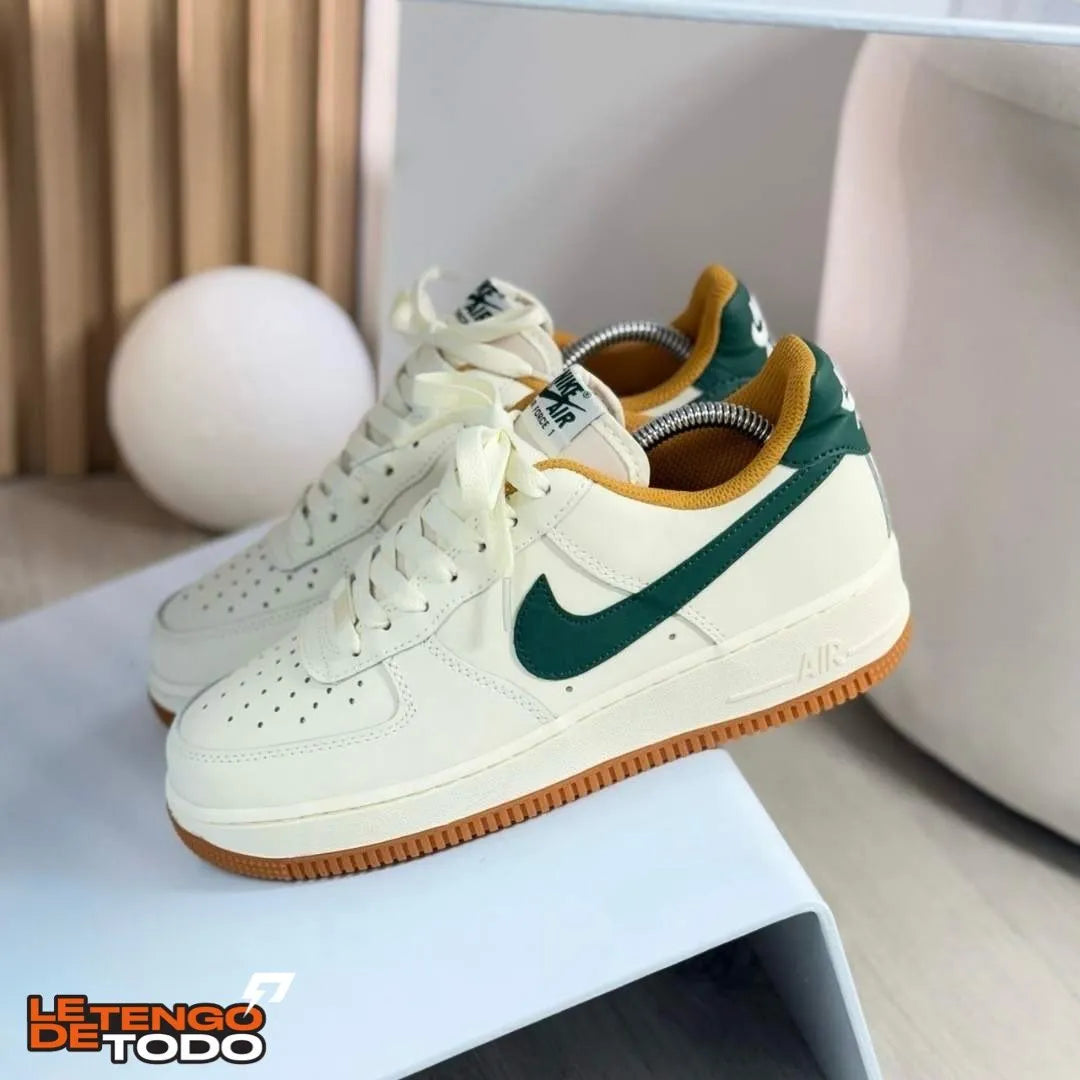 NIKE AIR FORCE ONE BEIGE VERDE