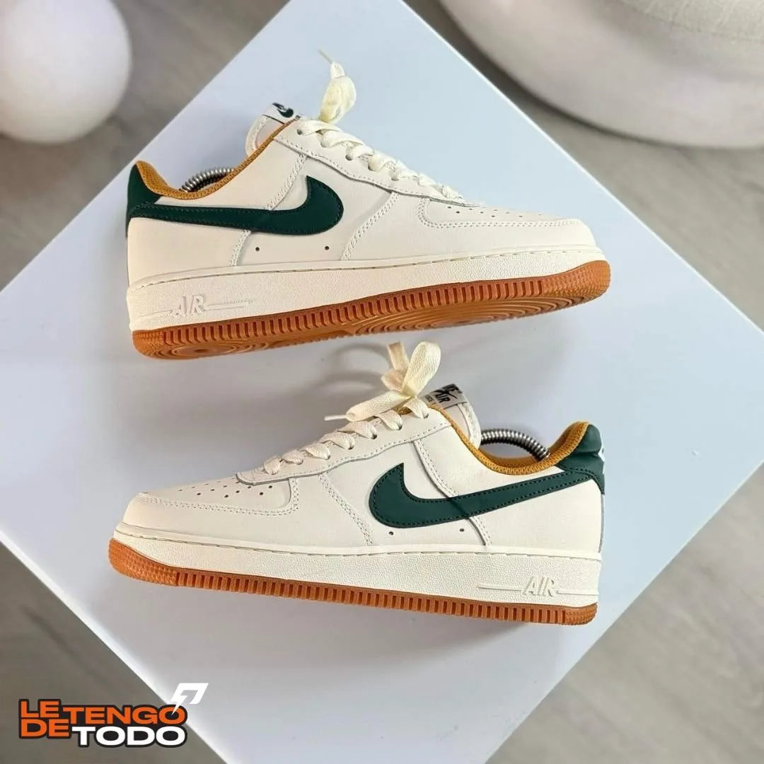 NIKE AIR FORCE ONE BEIGE VERDE