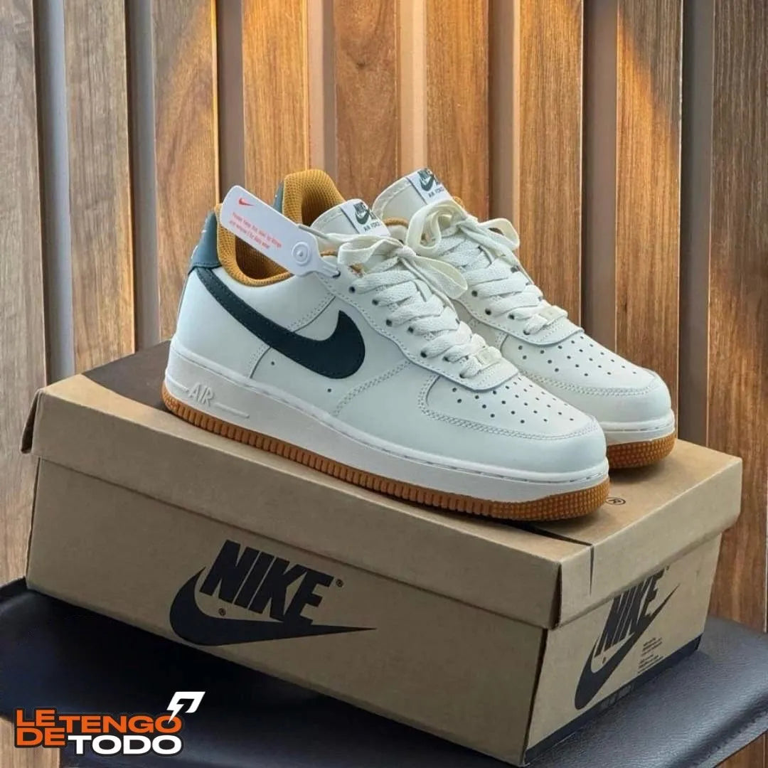 NIKE AIR FORCE ONE BEIGE VERDE