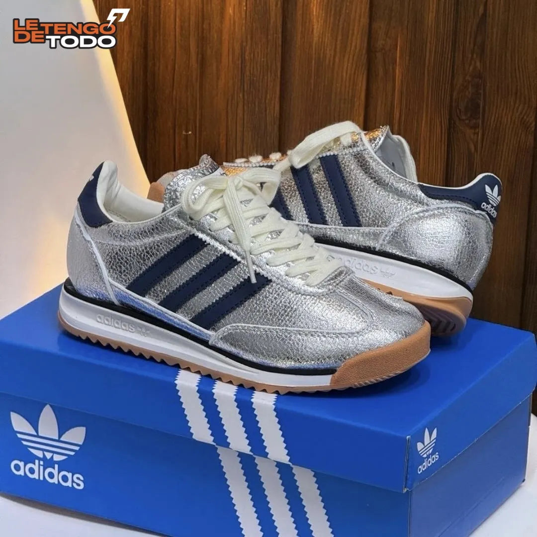 ADIDAS SL-72 PLATEADA AZUL
