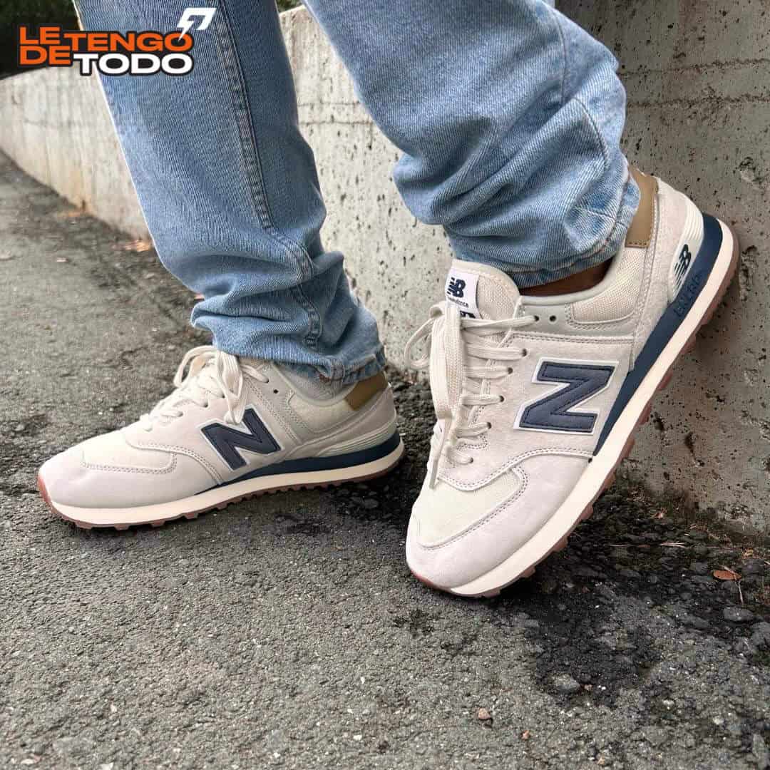NEW BALANCE 574 GRIS AZUL