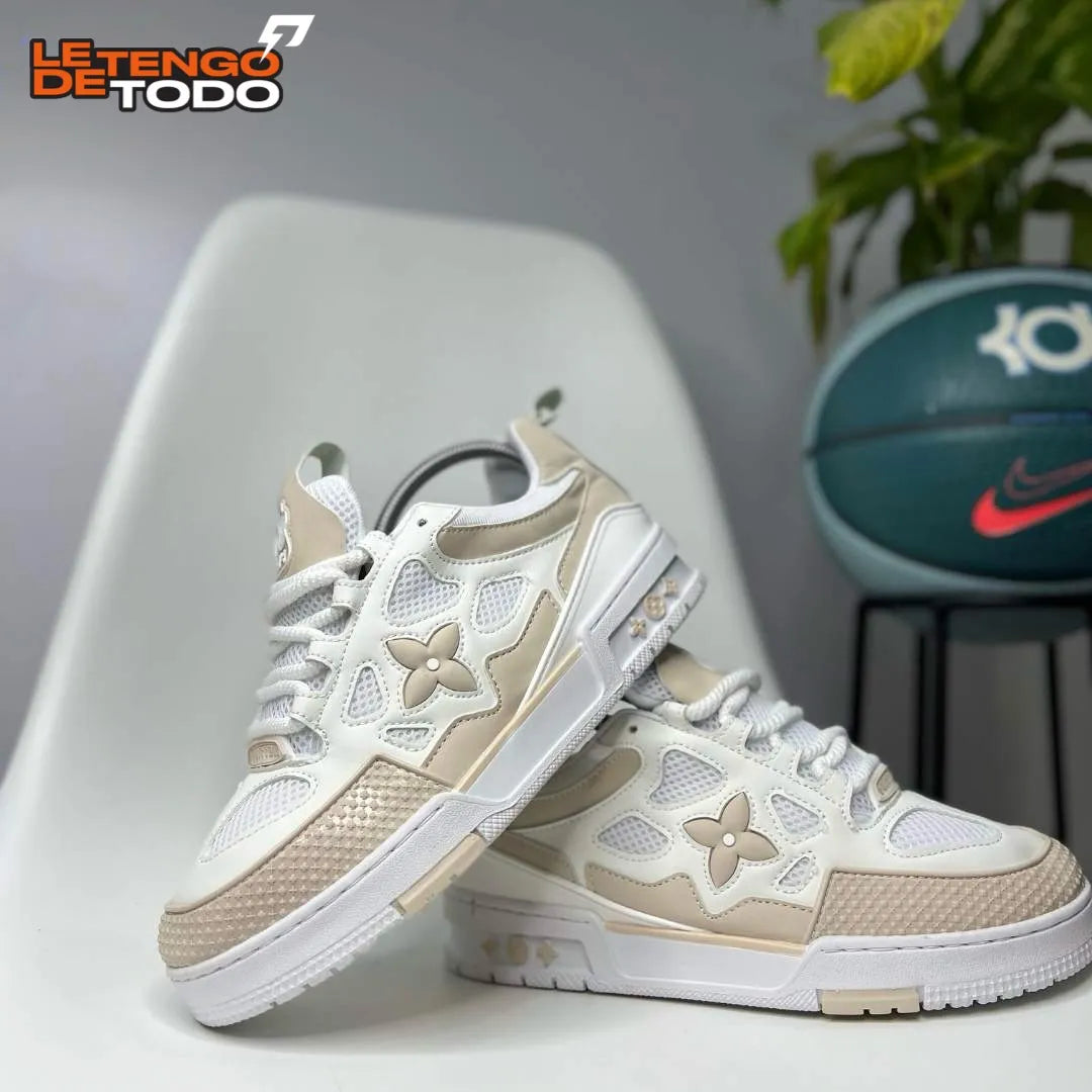 LOUIS VUITTON SKATE BLANCA BEIGE