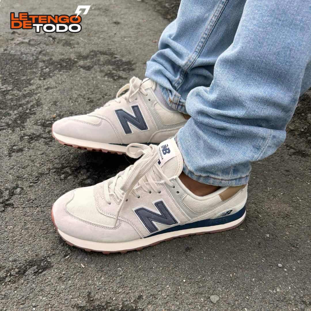 NEW BALANCE 574 GRIS AZUL