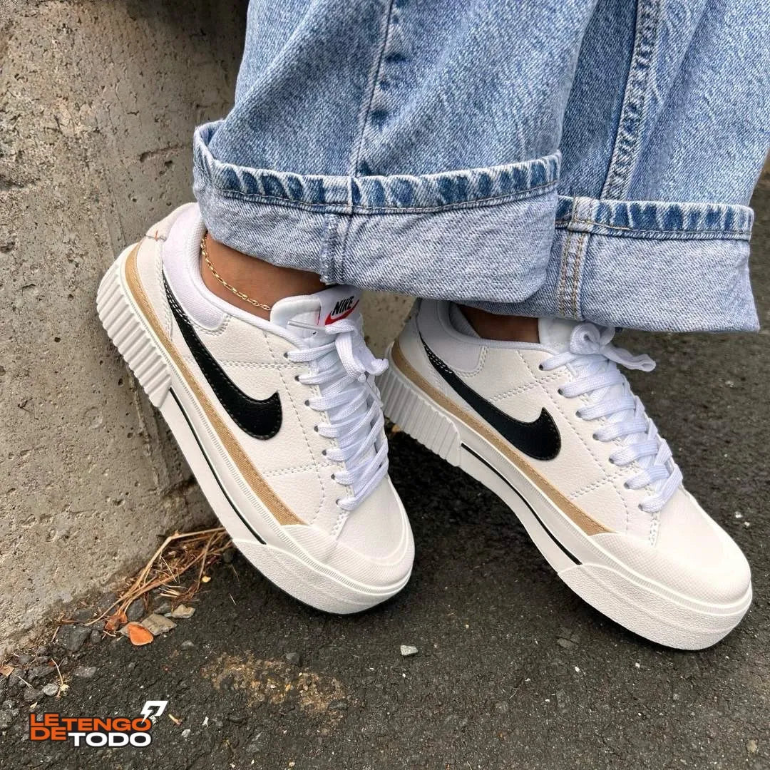 NIKE COURT BLANCA NEGRA