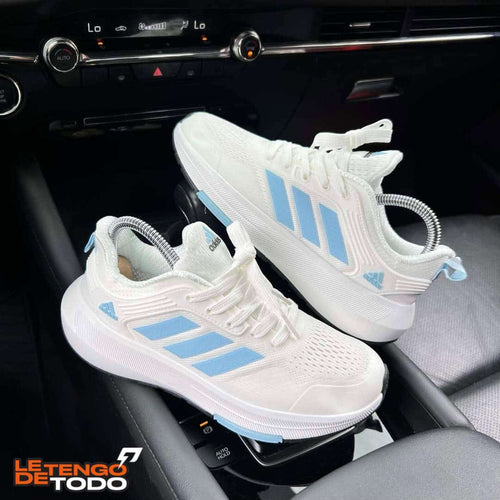 ADIDAS BOUNCE BLANCA AZUL