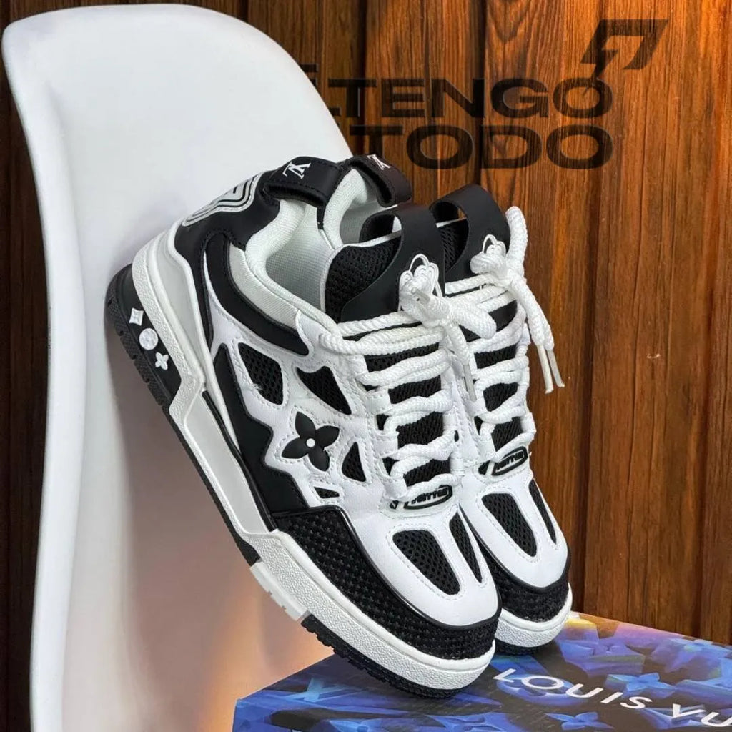LOUIS VUITTON SKATE NEGRA BLANCA