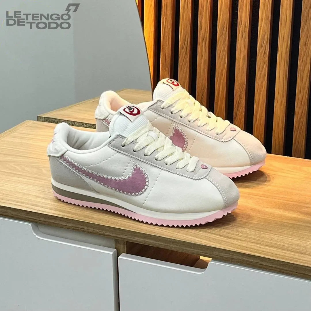 NIKE CORTEZ BLANCA ROSA
