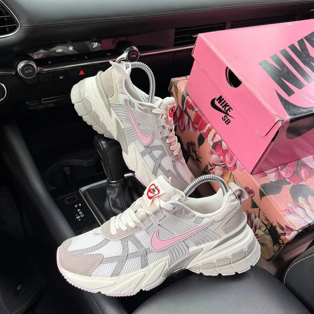 NIKE V2K GRIS ROSA