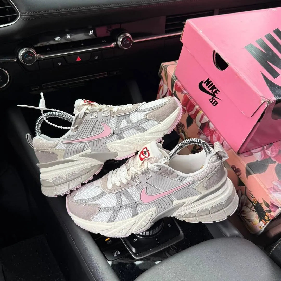 NIKE V2K GRIS ROSA