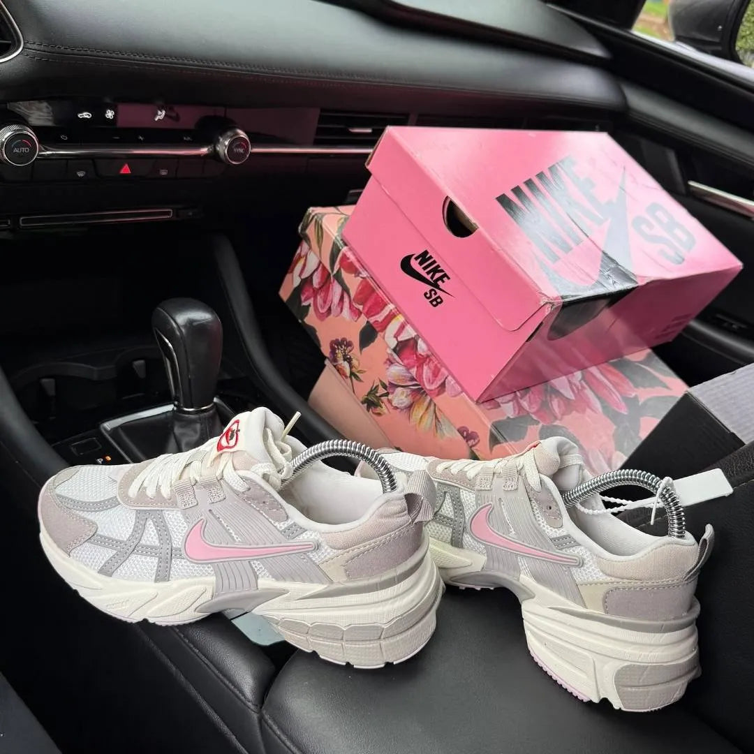 NIKE V2K GRIS ROSA