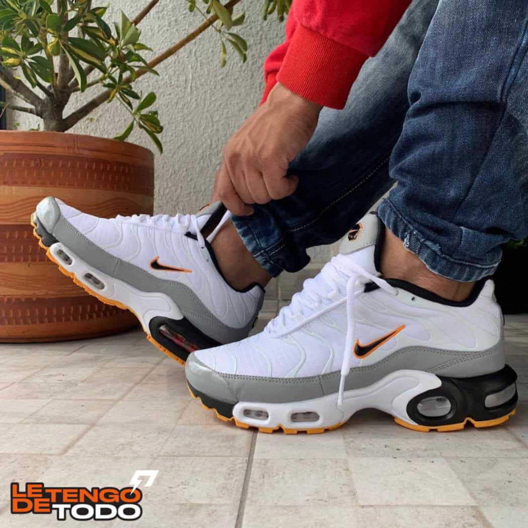 NIKE TN BLANCA GRIS
